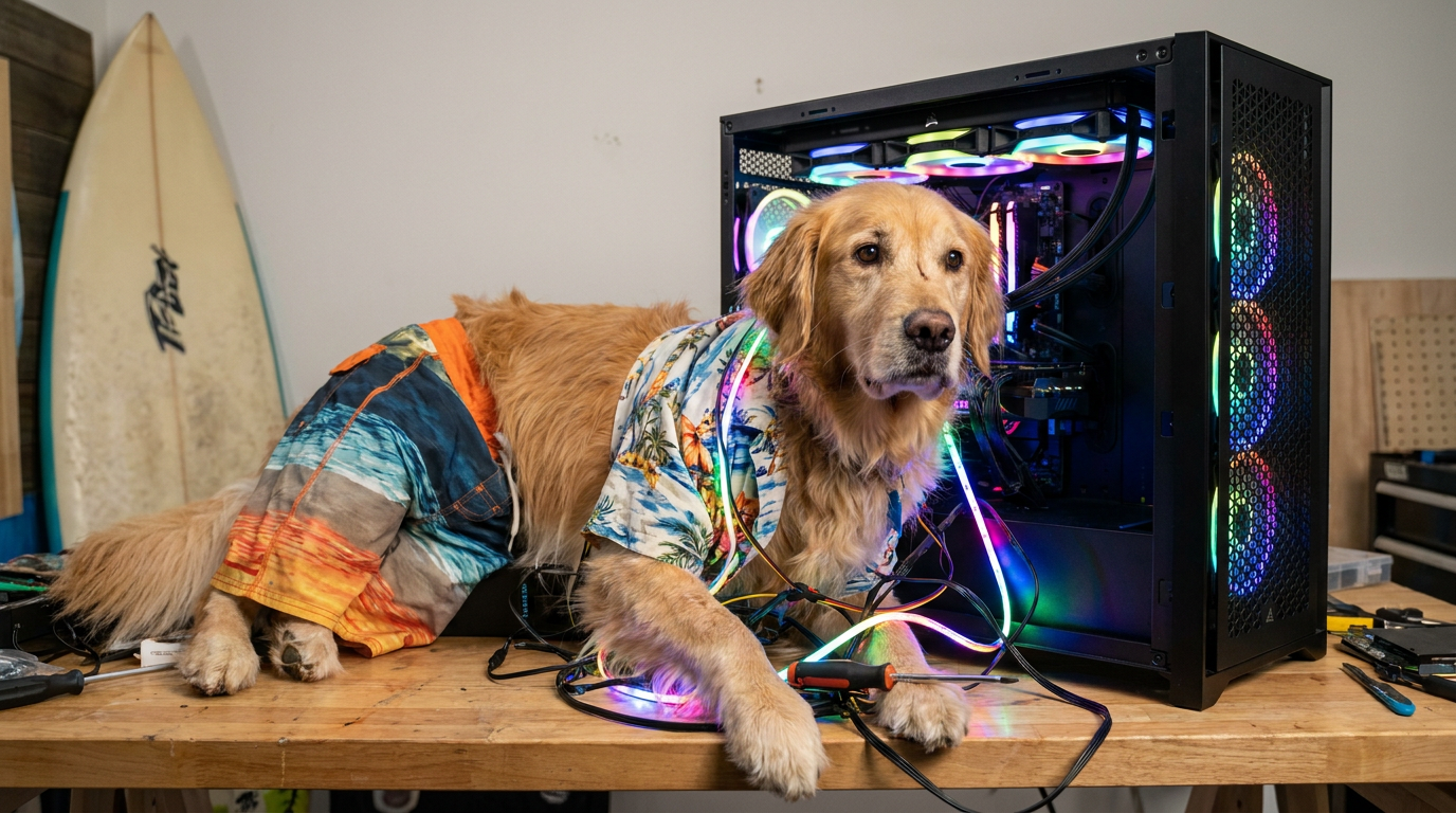 dog gaming pc